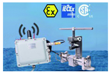 Transmission de mesure de force sans fil en zone ATEX